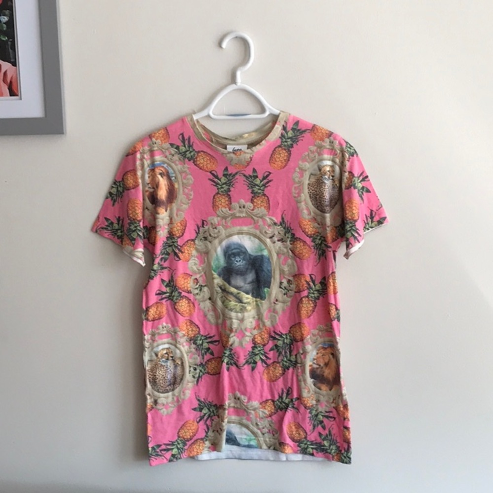 Topman Lion Pineapple Gorilla T-Shirt